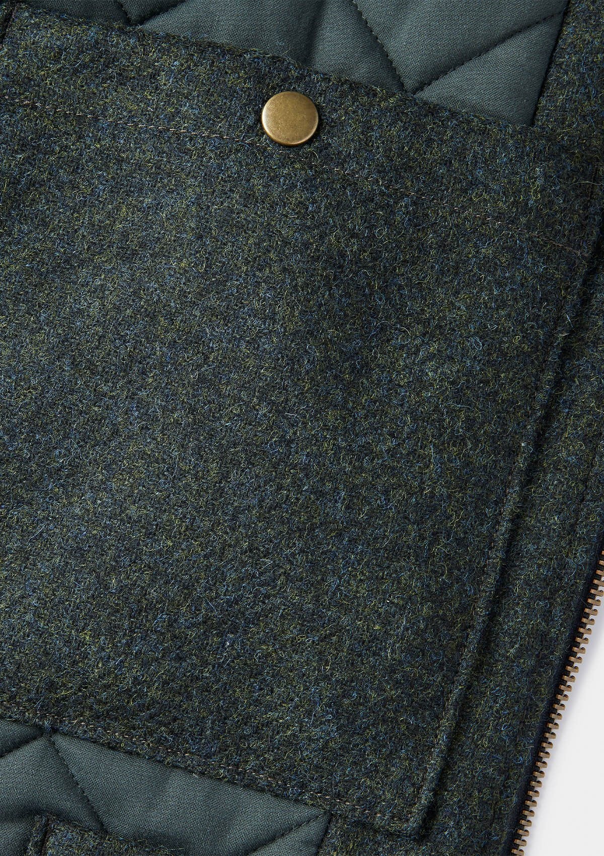 Dark Green Wool Gilet, Gilets - SIRPLUS