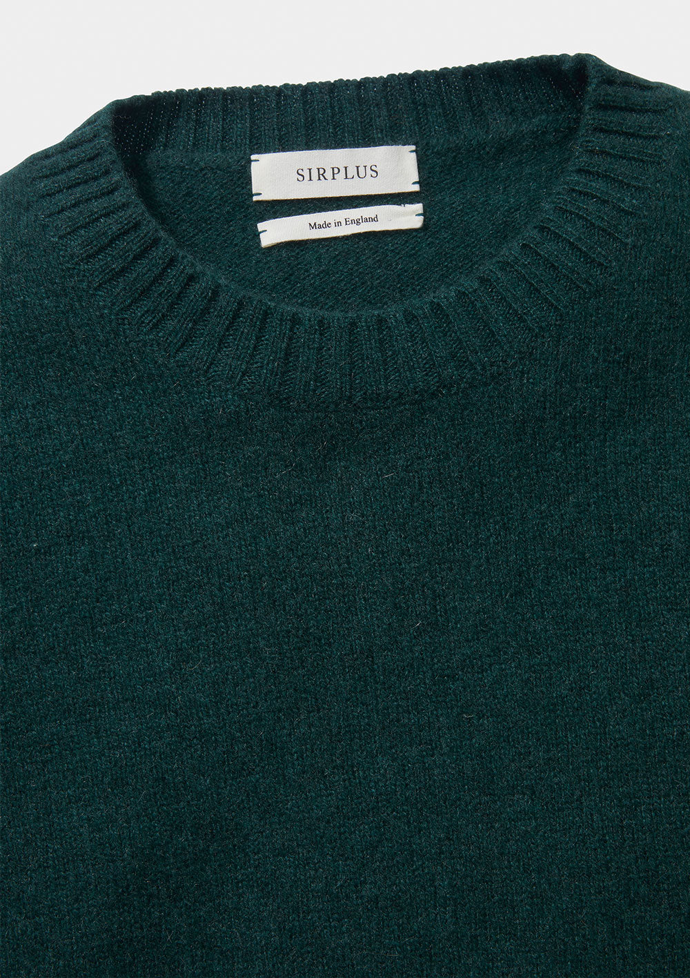 Green Cashmere Crew Neck Jumper, Knitwear - SIRPLUS