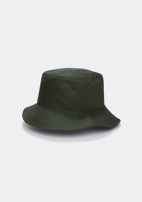 Green Surplus Cotton Bucket Hat, Hats - SIRPLUS