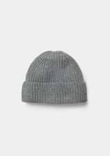 Grey Recycled Wool Beanie, Hats - SIRPLUS