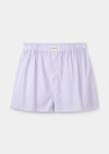 Light Purple Striped Boxer Shorts, Boxer Shorts - SIRPLUS