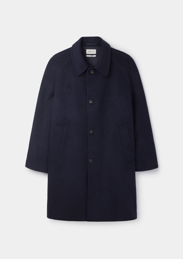 Navy Cashmere Overcoat, Coats - SIRPLUS