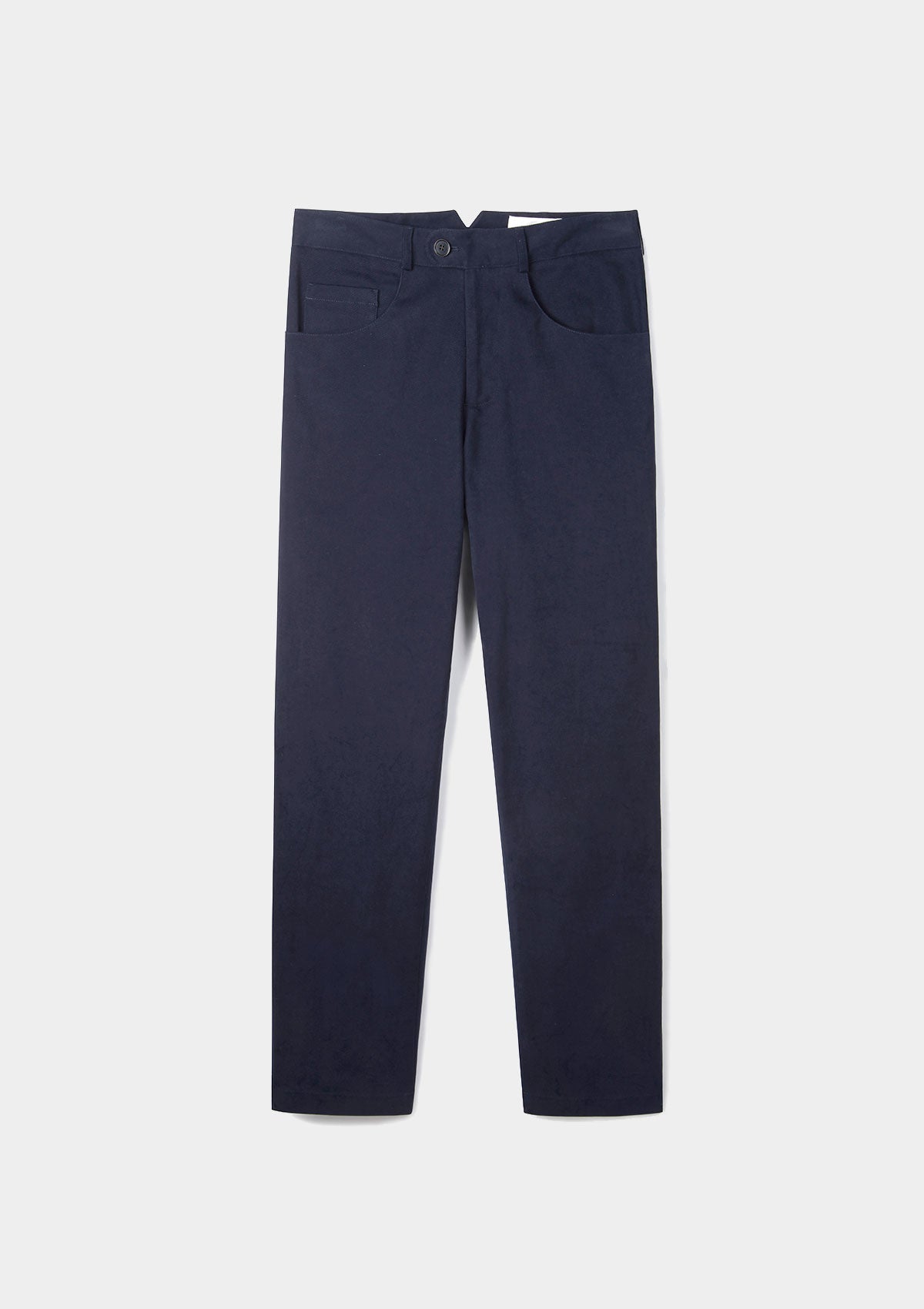 Navy Cotton Twill Chinos, Casual Trousers - SIRPLUS