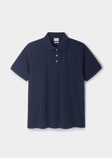 Navy Supima Cotton Polo Shirt, Polo Shirts - SIRPLUS