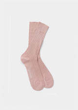 Pale Pink Dress Socks, Socks - SIRPLUS