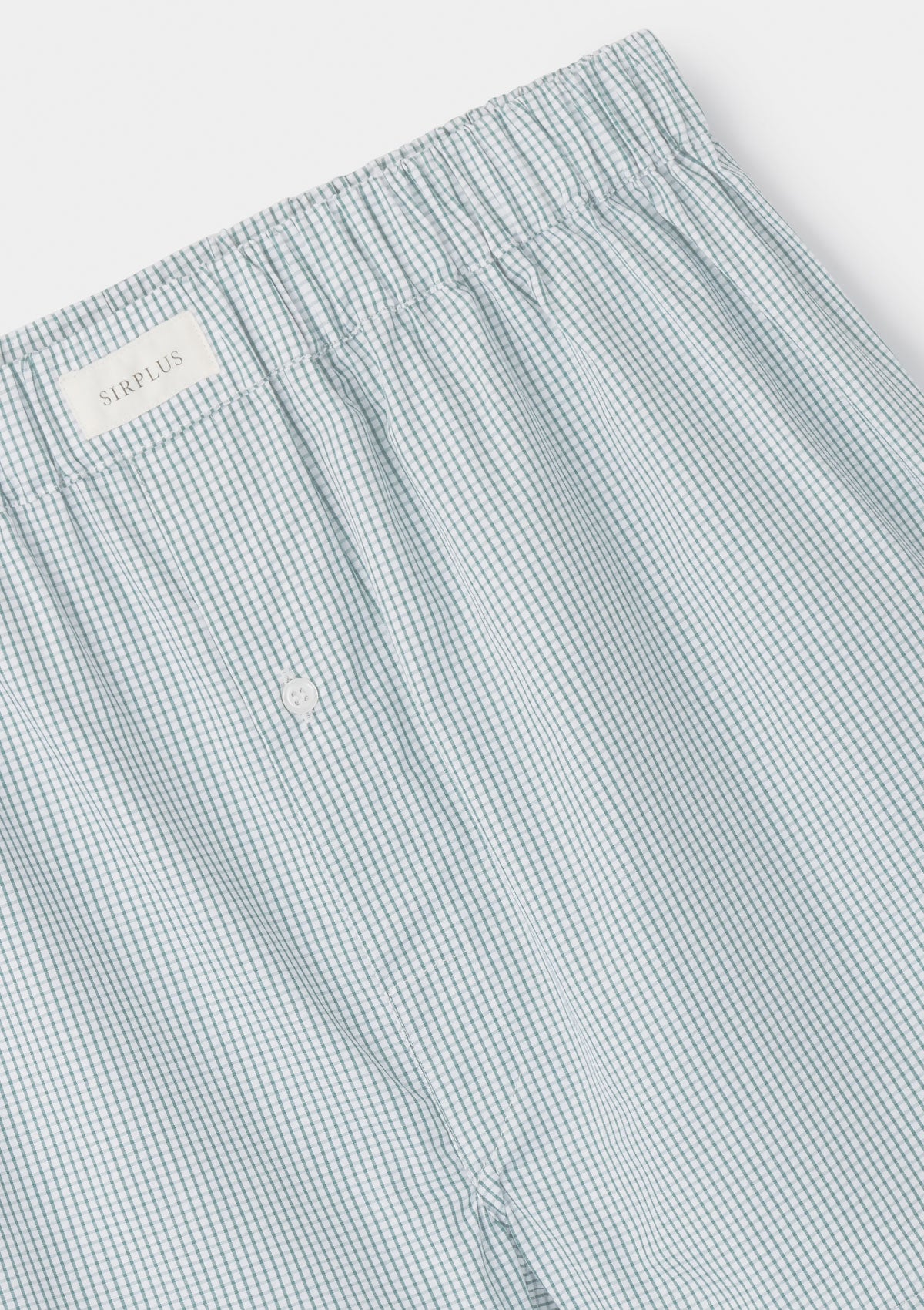 Green Microcheck Cotton Boxer Shorts, Boxer Shorts - SIRPLUS