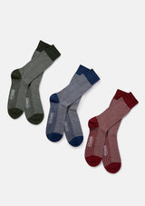 Blue Herringbone Socks, Socks - SIRPLUS