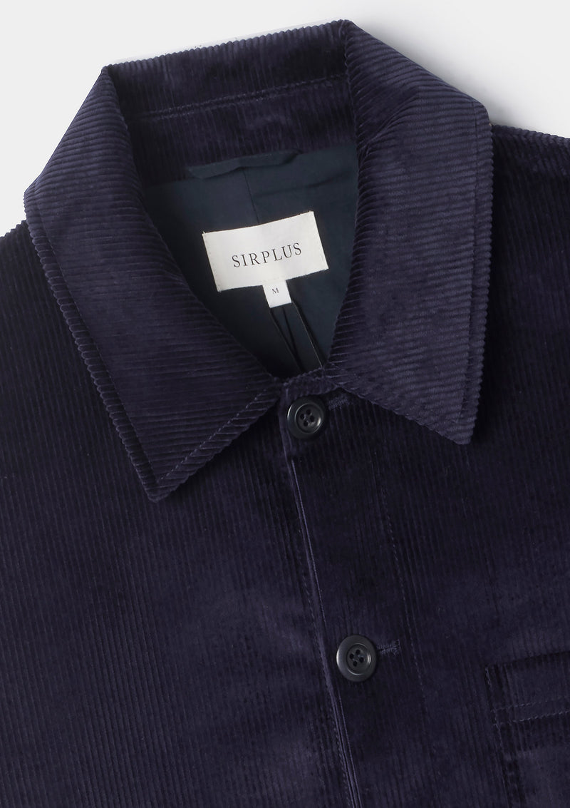 Navy Cotton-Corduroy Chore Jacket | SIRPLUS