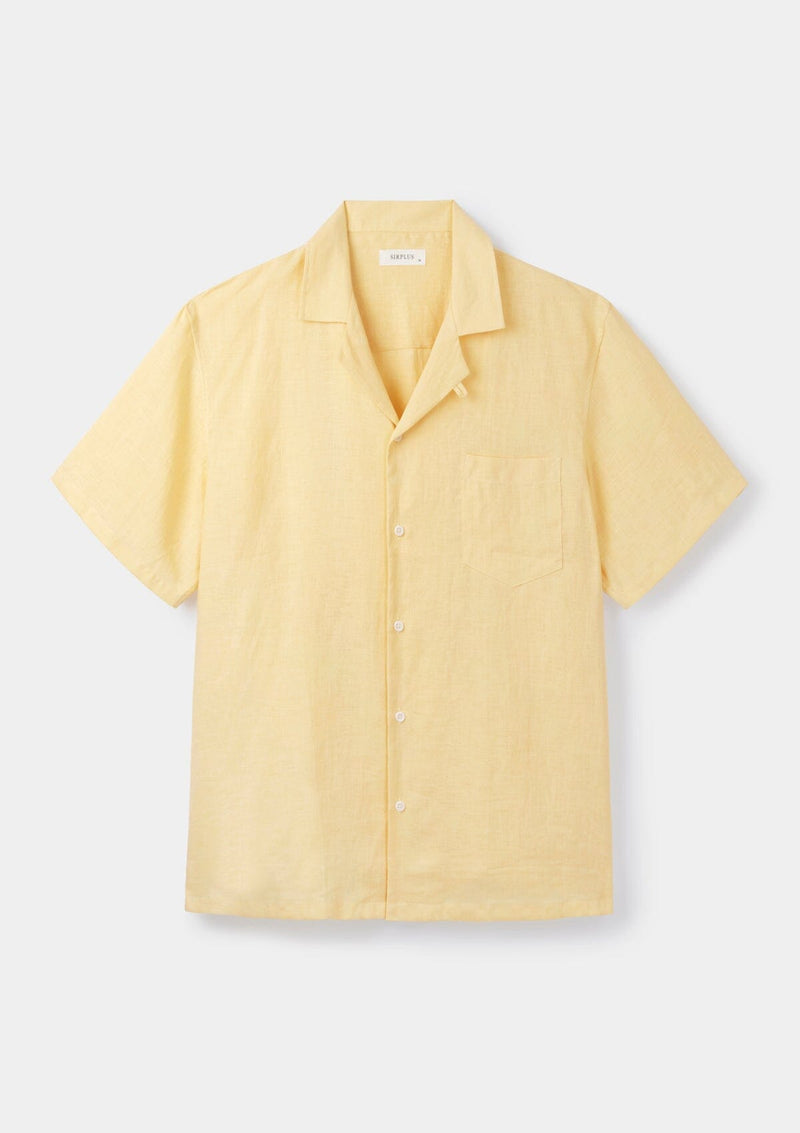 Bengal Yellow Stripes Cuban Shirt  yellow lining shirt – London Prints