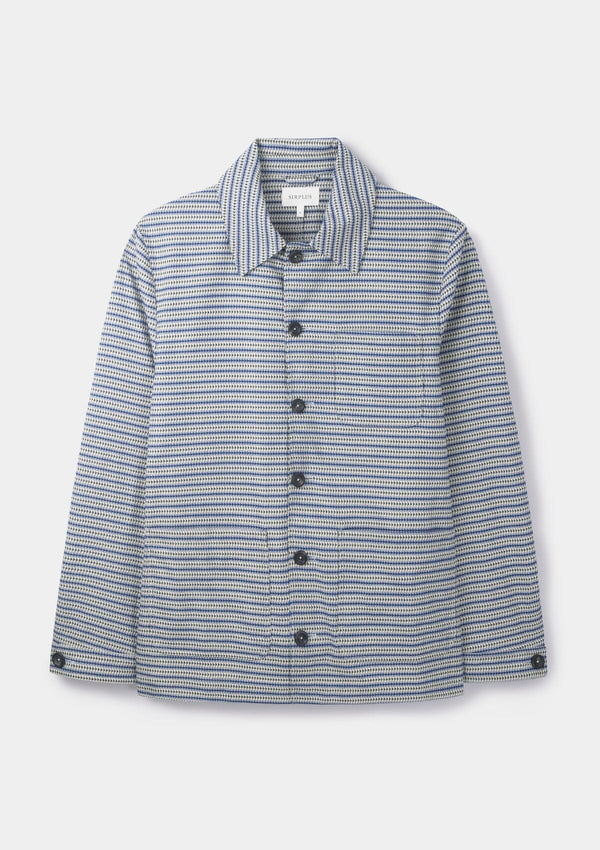 Cream Cotton Pattern-Weave Chore Jacket - Limited Edition, Chore Jackets - SIRPLUS