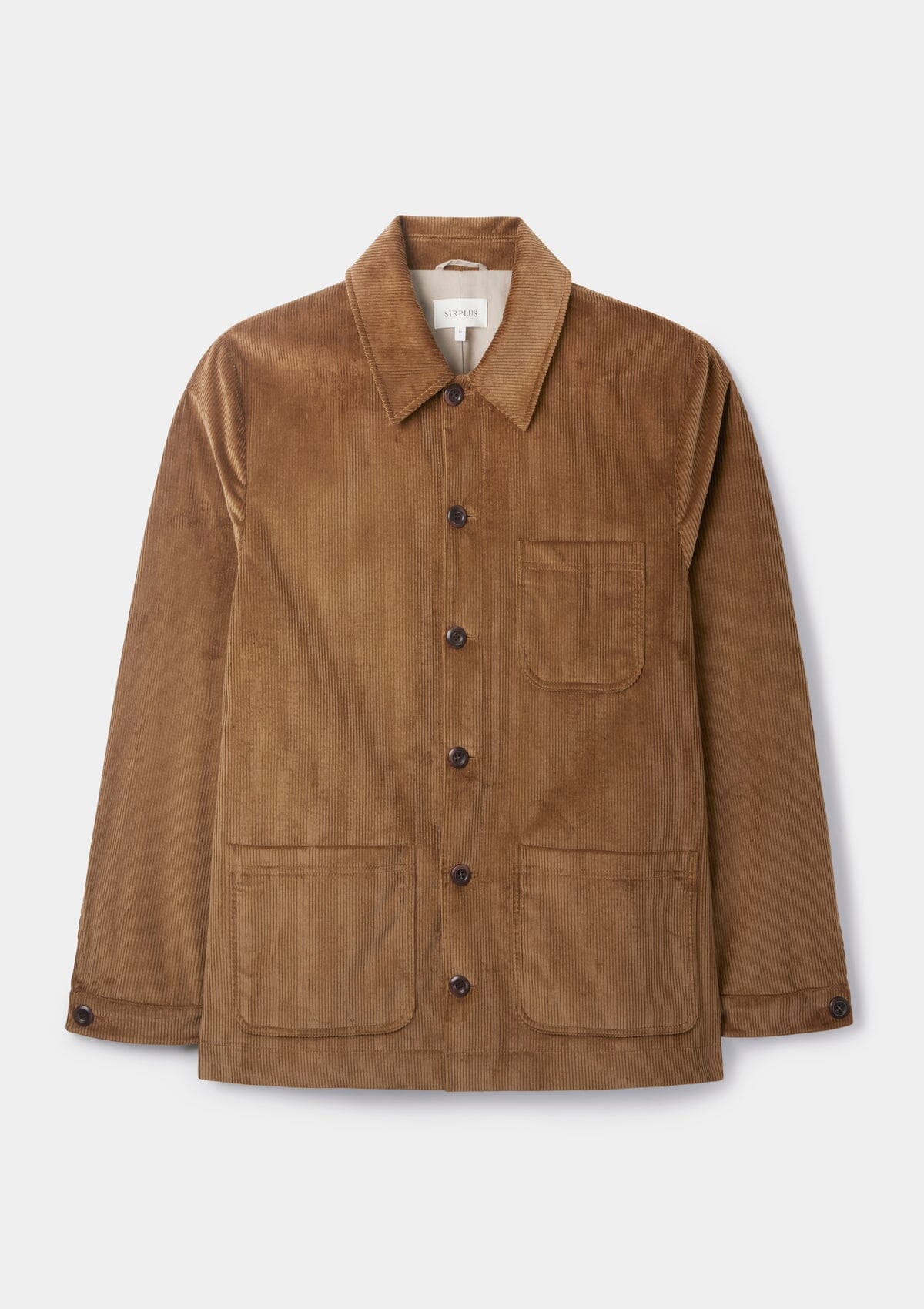 Tan Cotton-Corduroy Chore Jacket | SIRPLUS