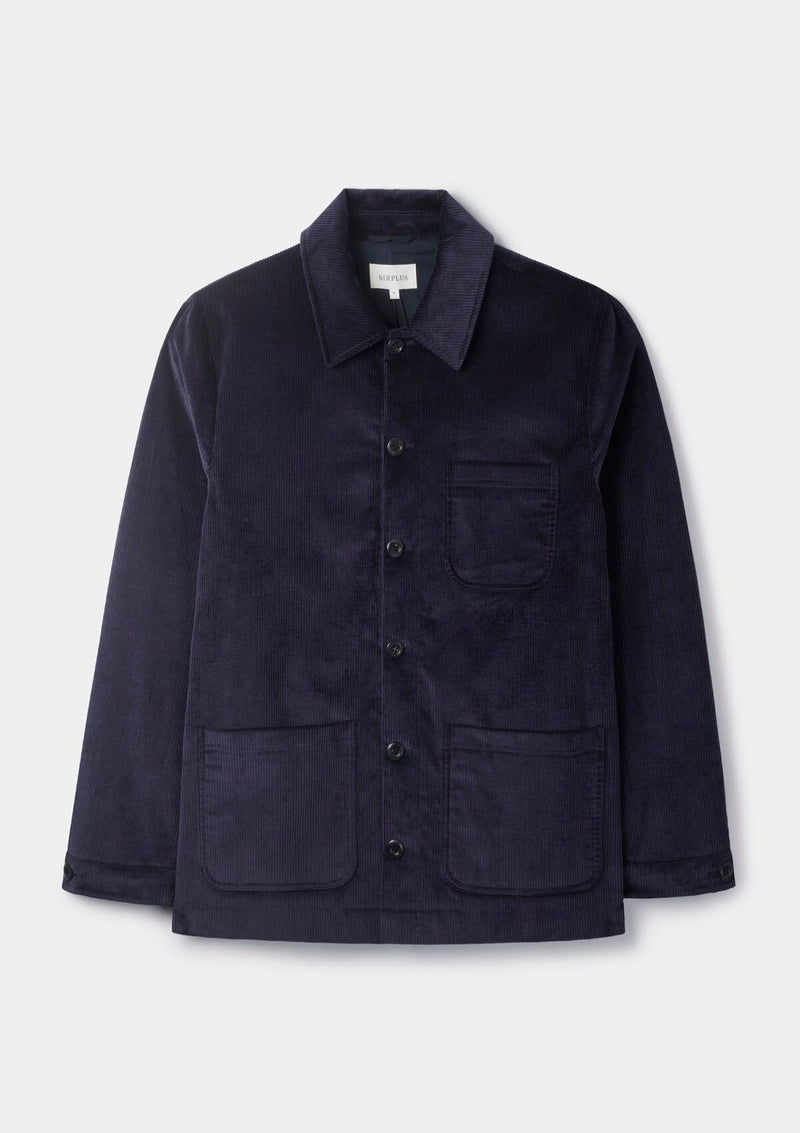 Navy Cotton-Corduroy Chore Jacket | SIRPLUS