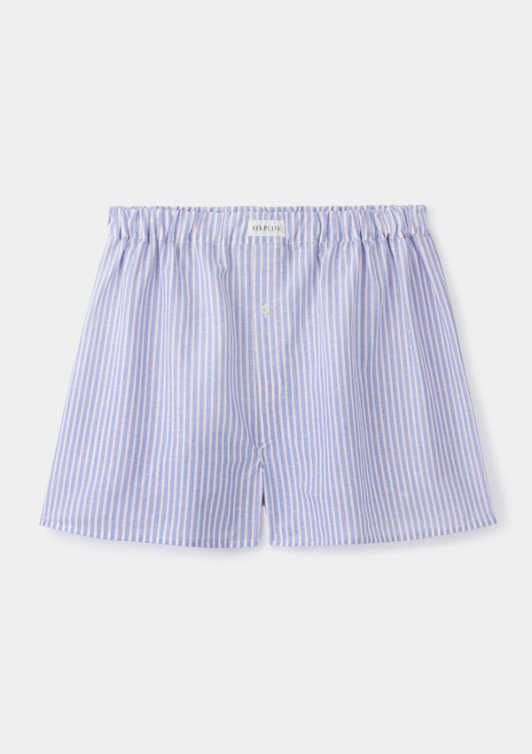 Blue Regatta Stripe Boxer Shorts, Boxer Shorts - SIRPLUS