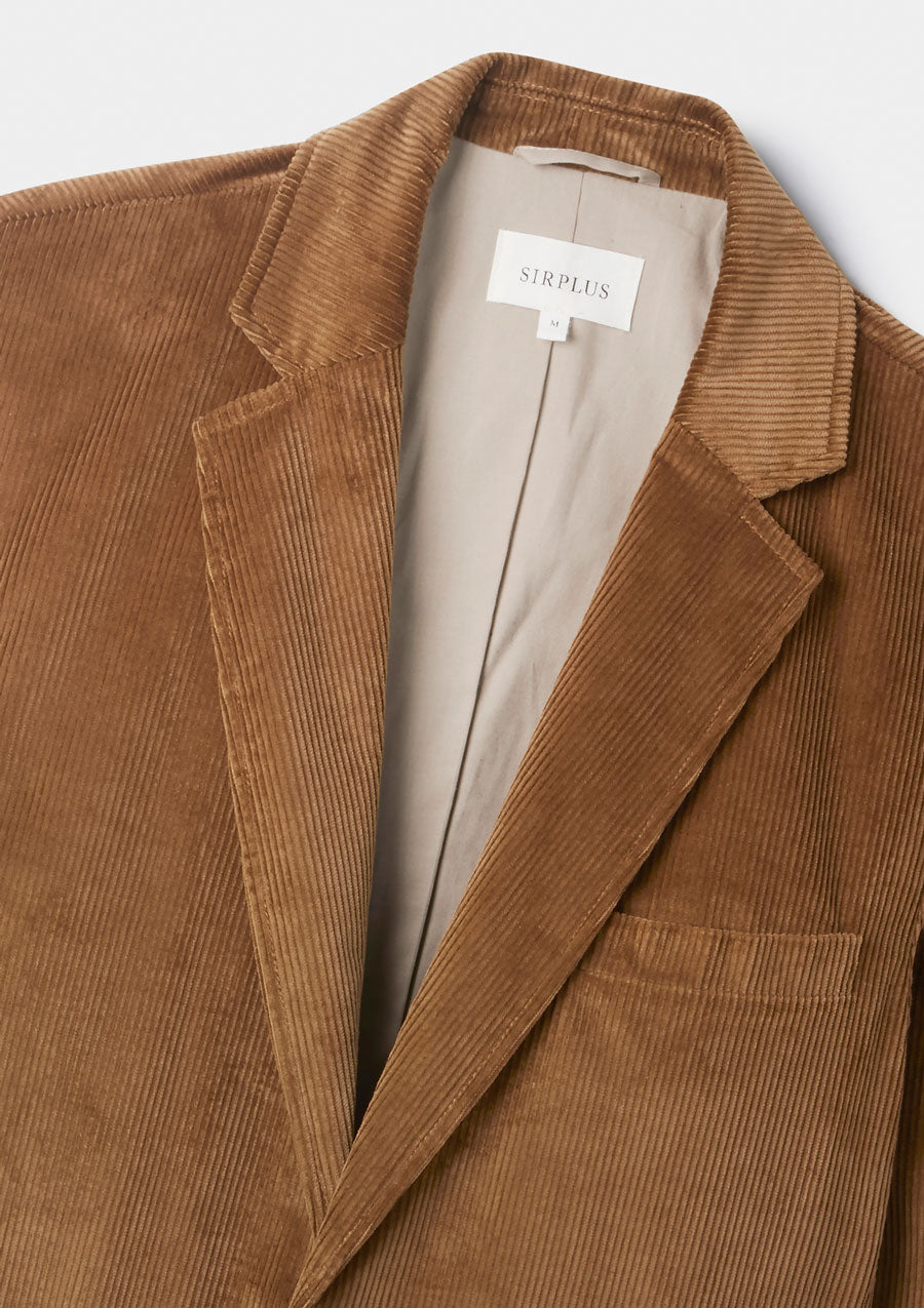 Tan Cotton-Corduroy Blazer, Blazer - SIRPLUS